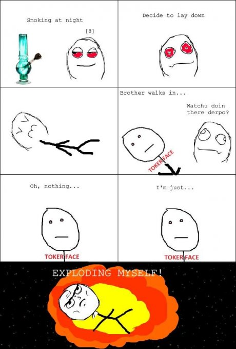Just explodin'