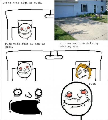 Driving Home High as Fuck