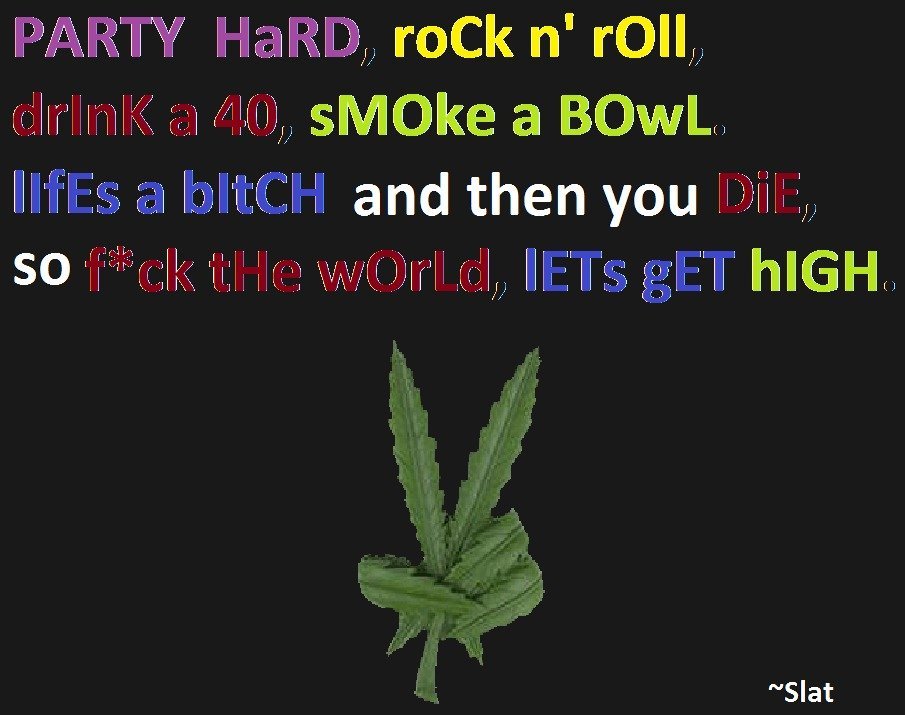 Party harder.
