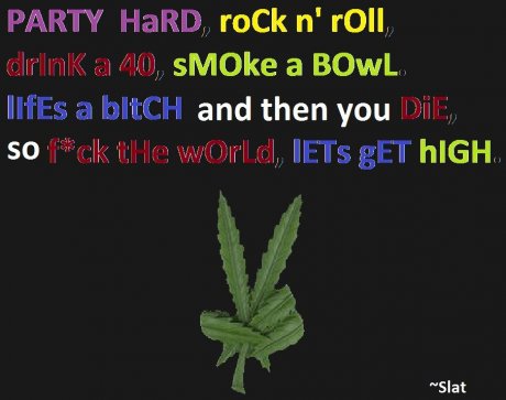 Party harder.