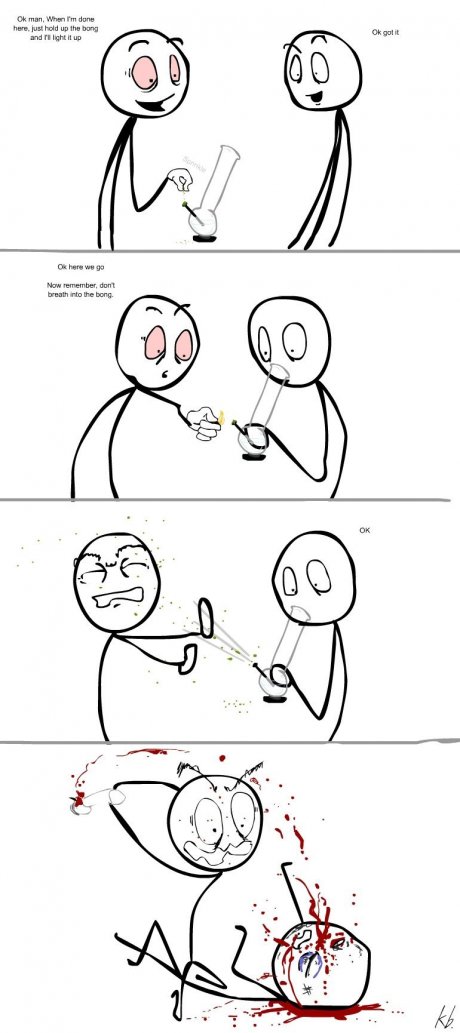 Don't breath into it
