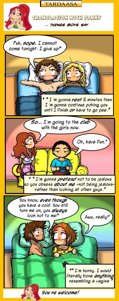 Translation with Panny! (Tranny?)
