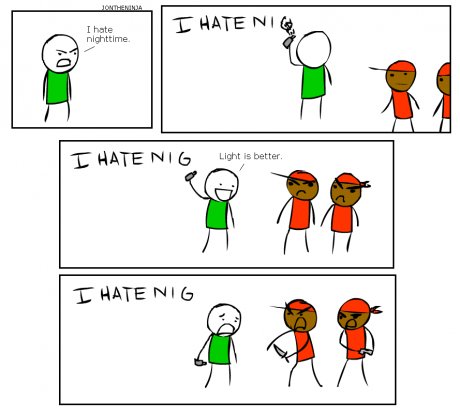 I hate nig-