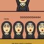 Naughty nun