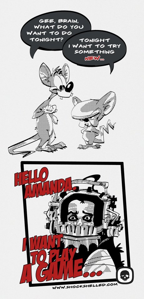 pinky and the saw