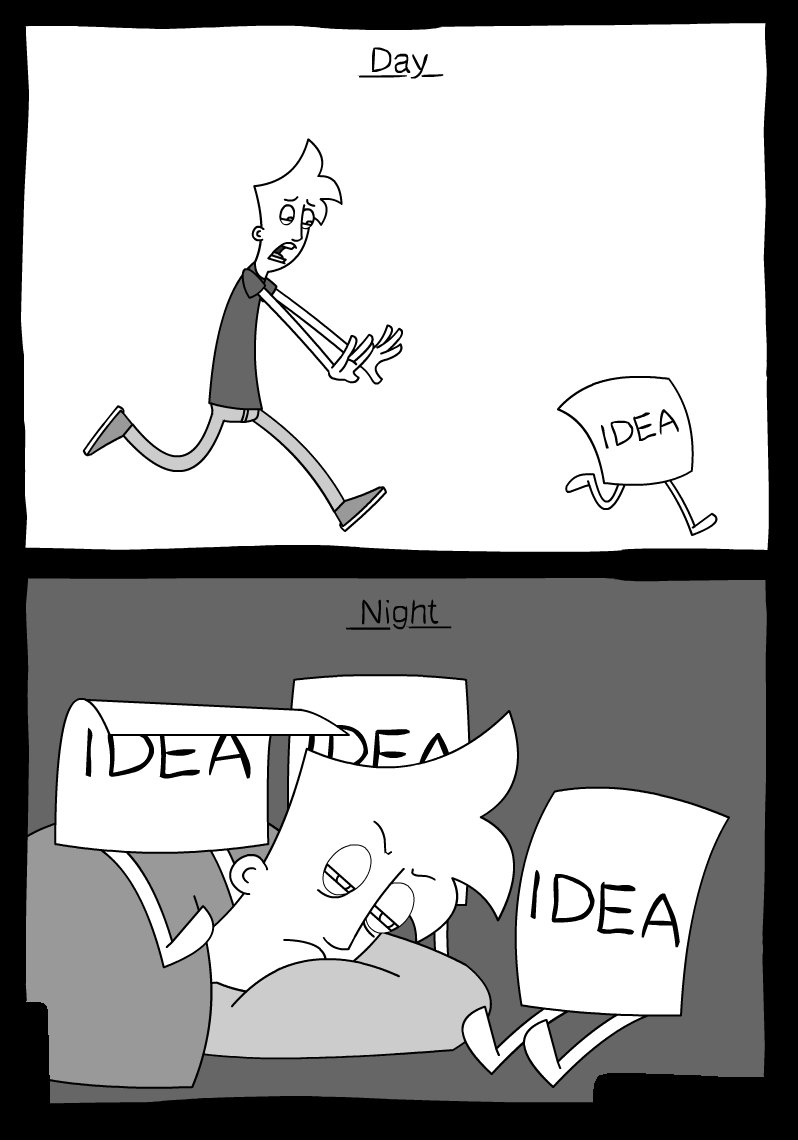 Who needs ideas anyway?