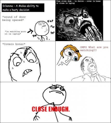 Self pleasure dilemma