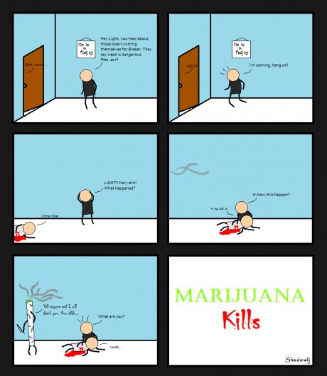 He is kill