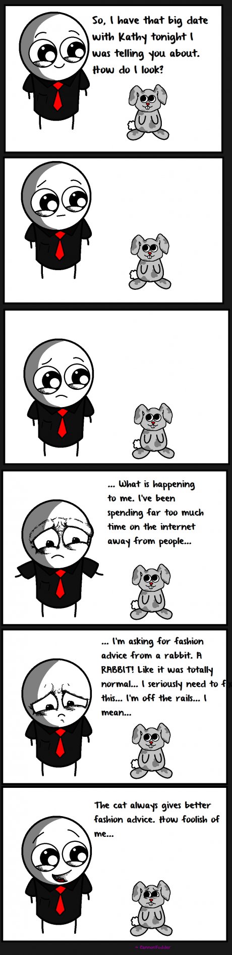 Too little socializing...