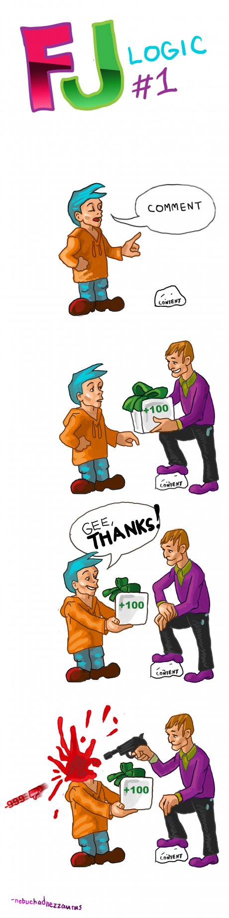 Don't thank FJ, the comic