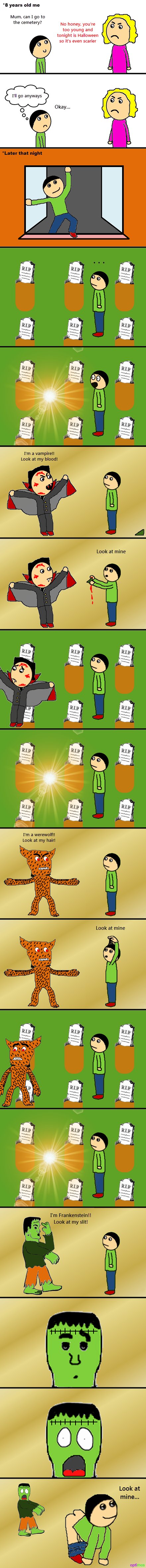 Look at mine... (Halloween comic)