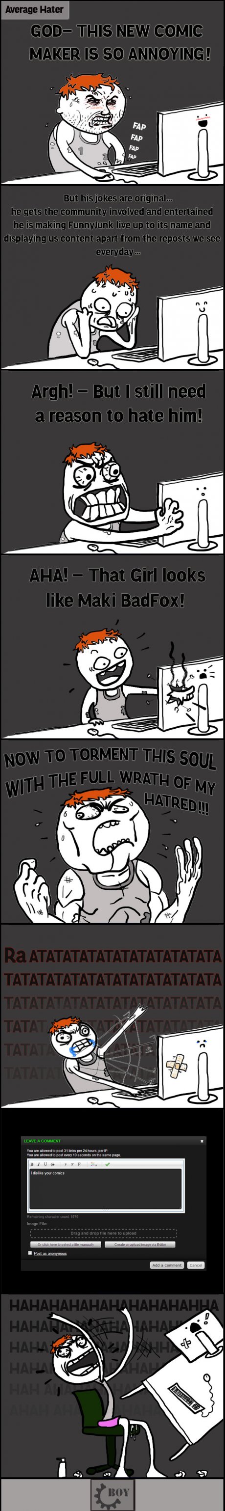 (GEARBOY Comic) Haters these days