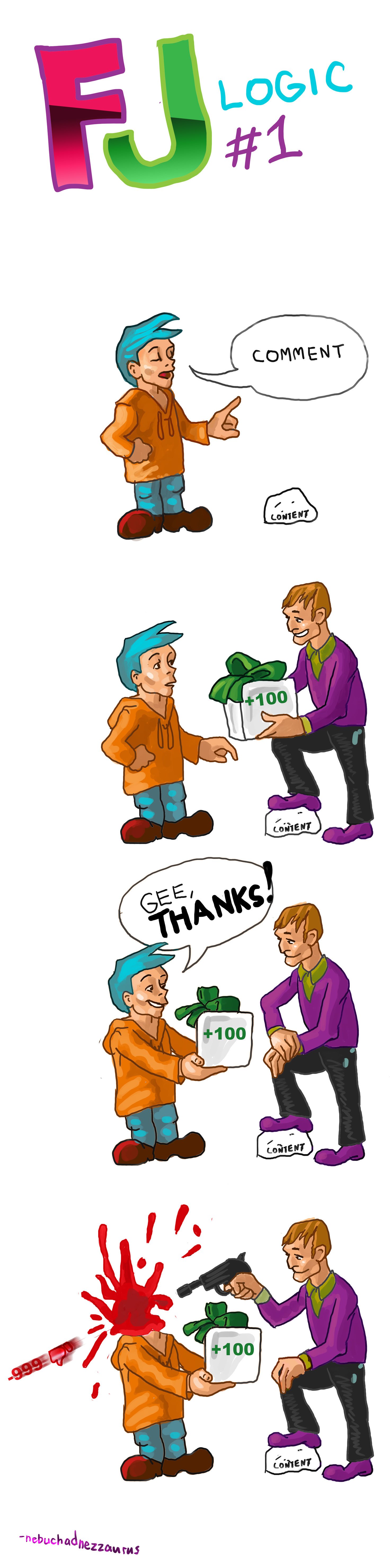 Don't thank FJ, the comic