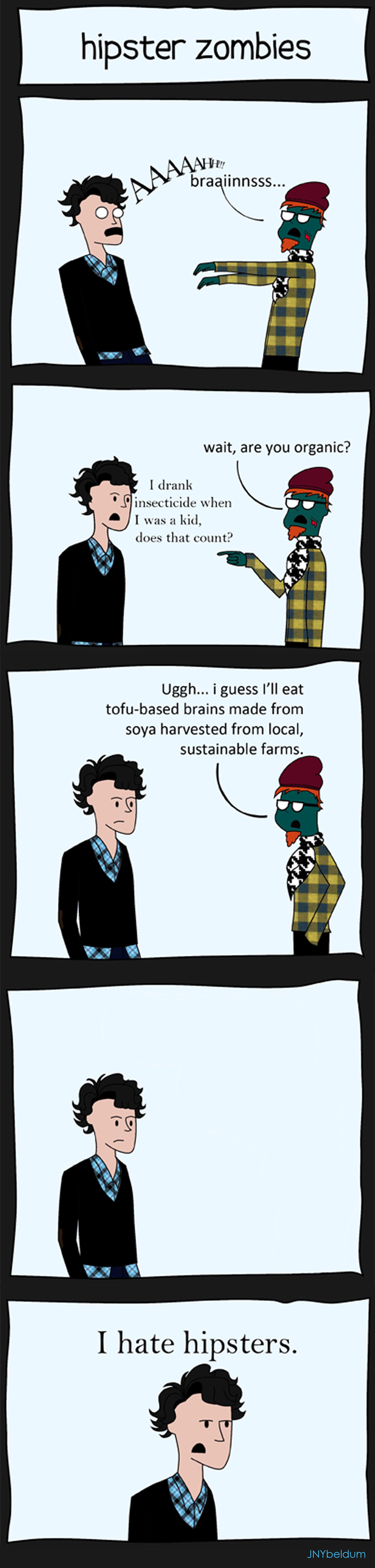 hipster zombies 1