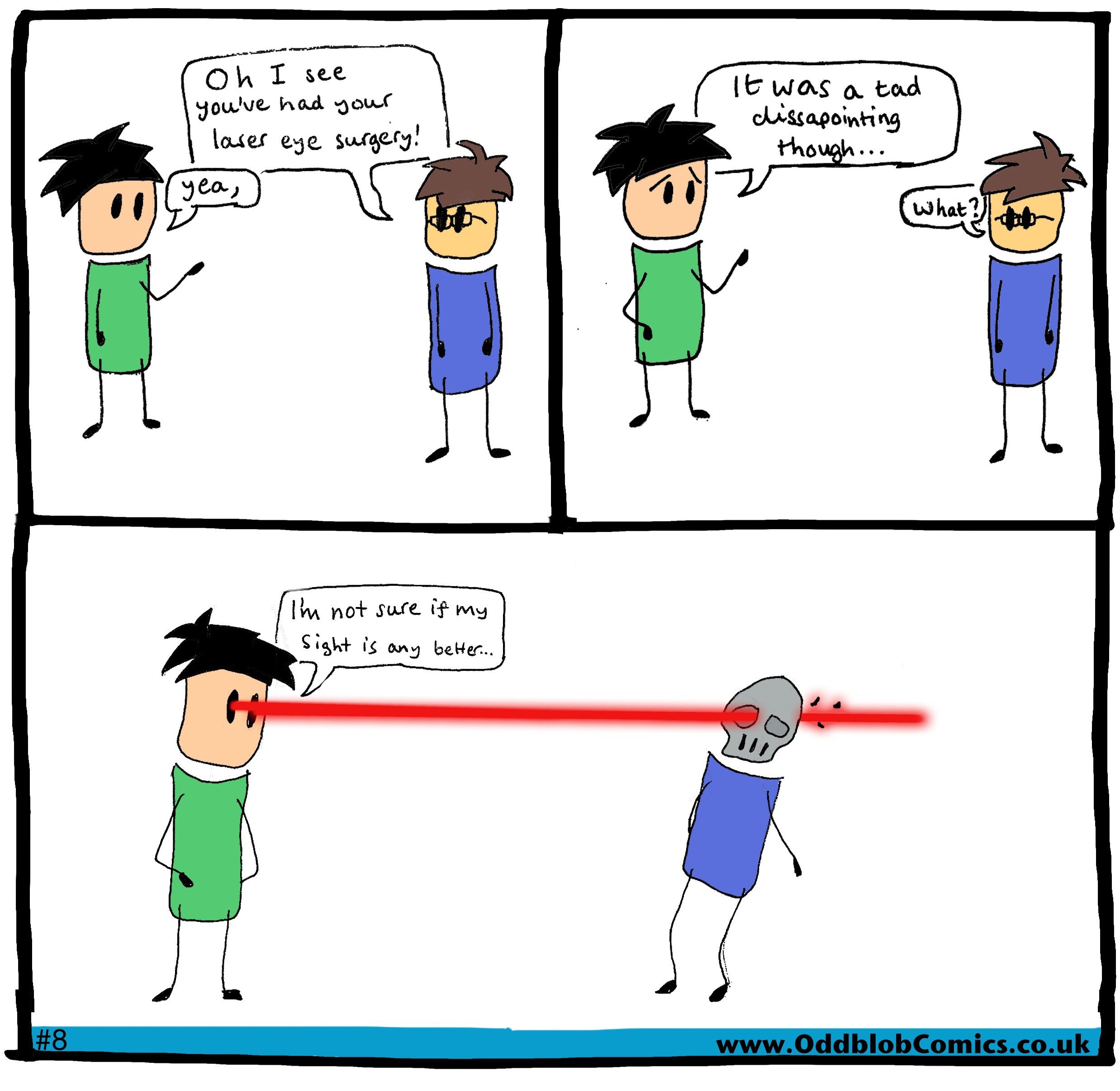 Lasers are fun.
