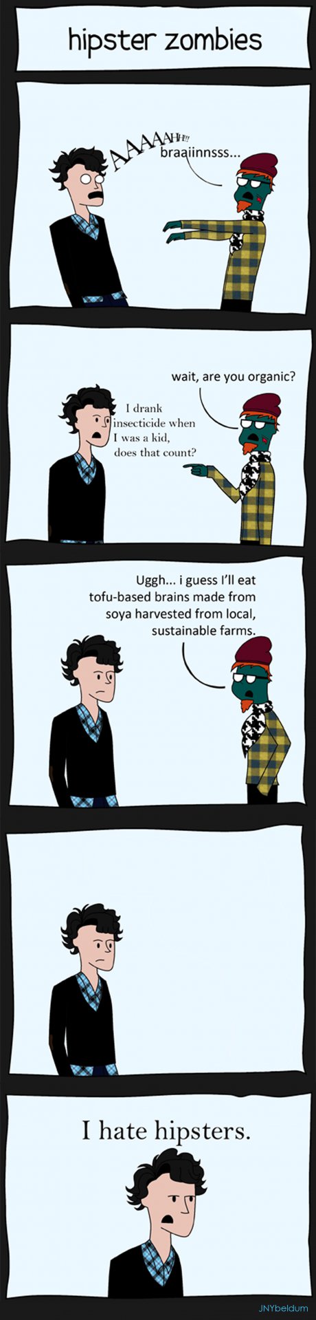 hipster zombies 1