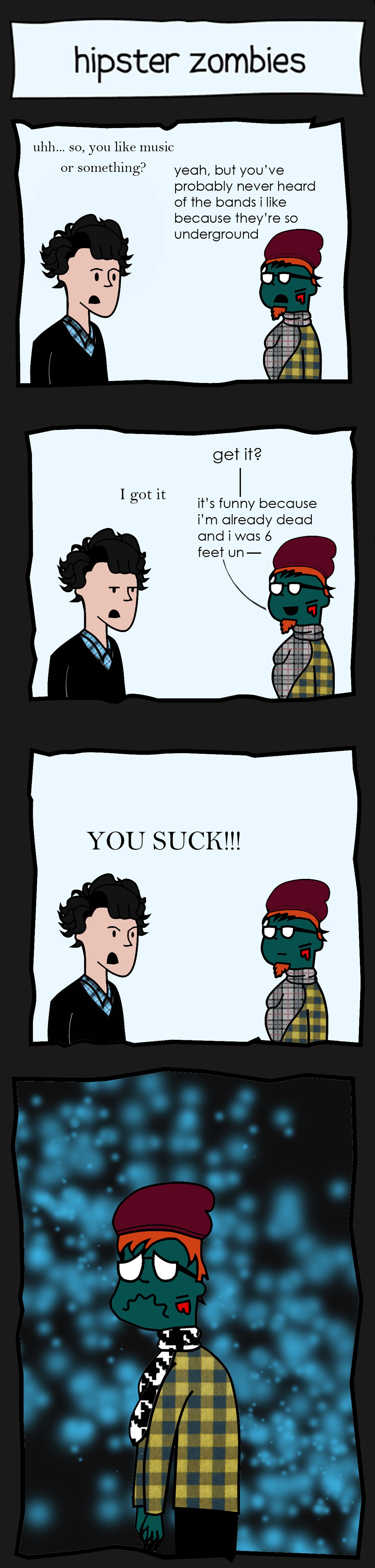 hipster zombies 2