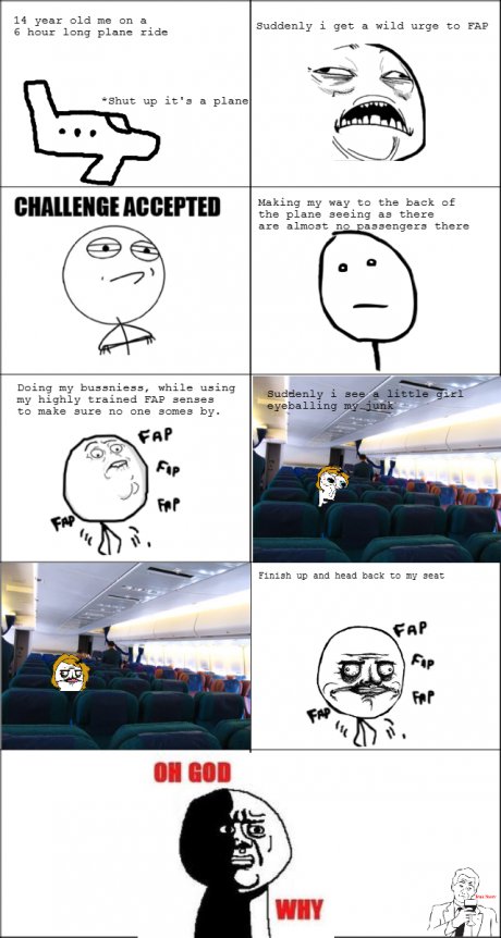 Awkward plane ride