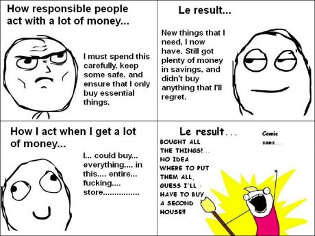 SPEND ALL THE MONEY!!!!