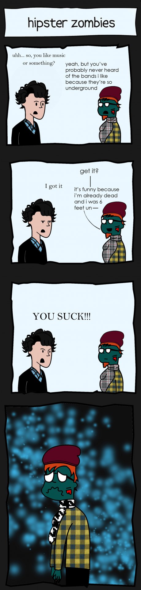 hipster zombies 2