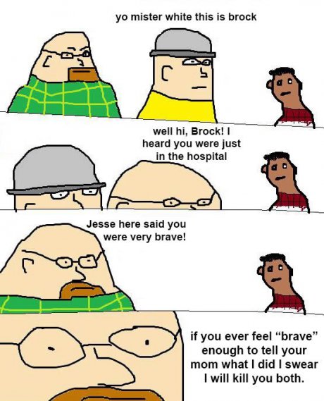 Walter's going nuts
