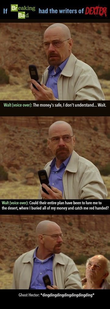 If BB had the writers of Dexter (Part 2)