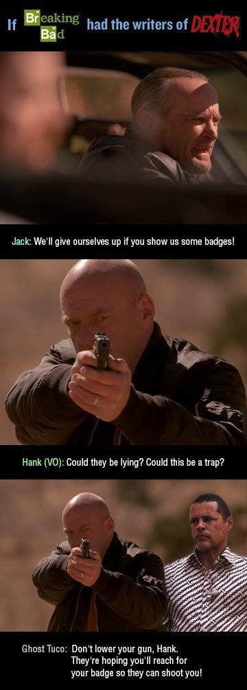 If BB had the writers of Dexter (Part 3)