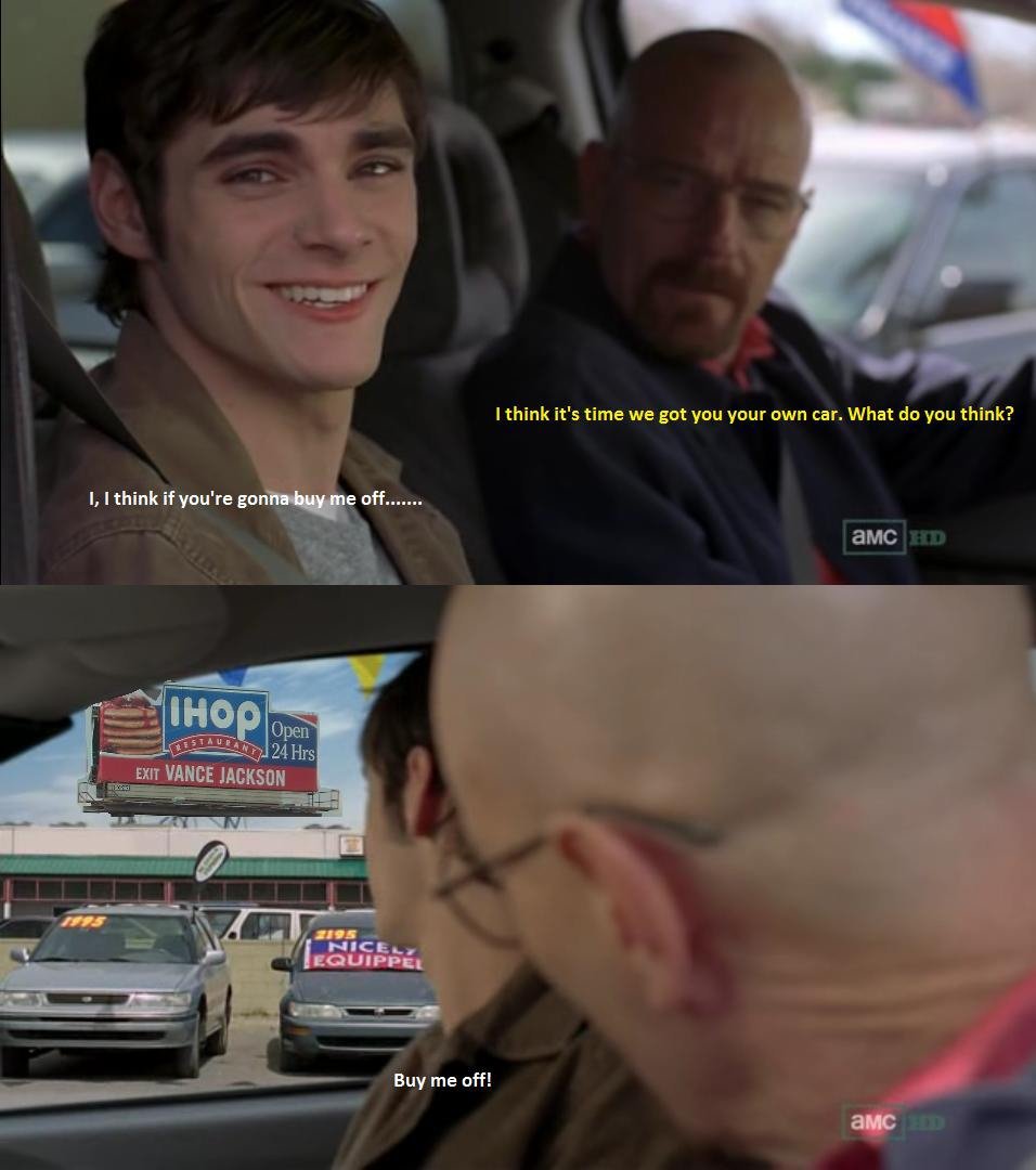 Buy me off...