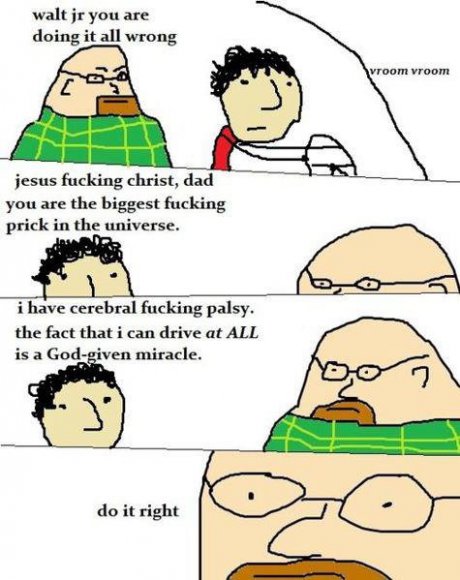 Walt Jr is so silly