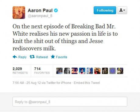 Aaron Paul u so silly