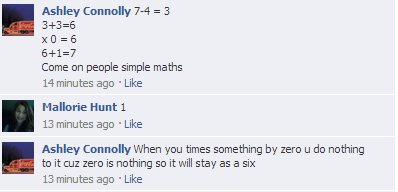 Hate checking math related stuff on FB
