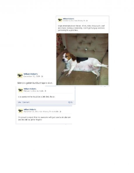My dad's crazy facebook posts part 2!