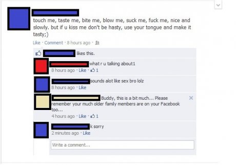 Never Add your Parents as Friends...