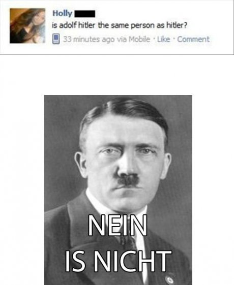 Nein, worry nicht.