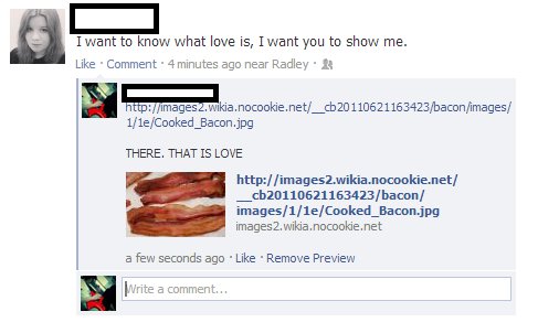 Bacon is the definition of love