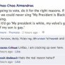 My President is Black