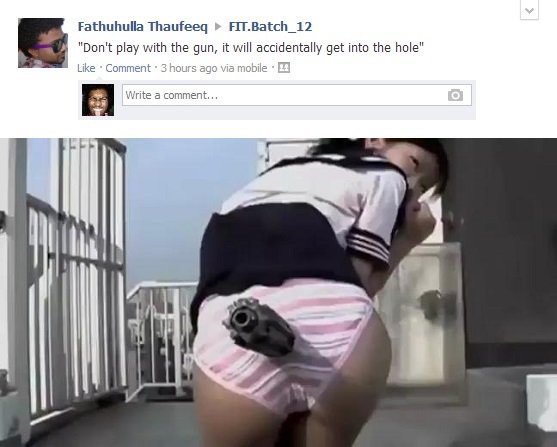 Don't play with Guns!
