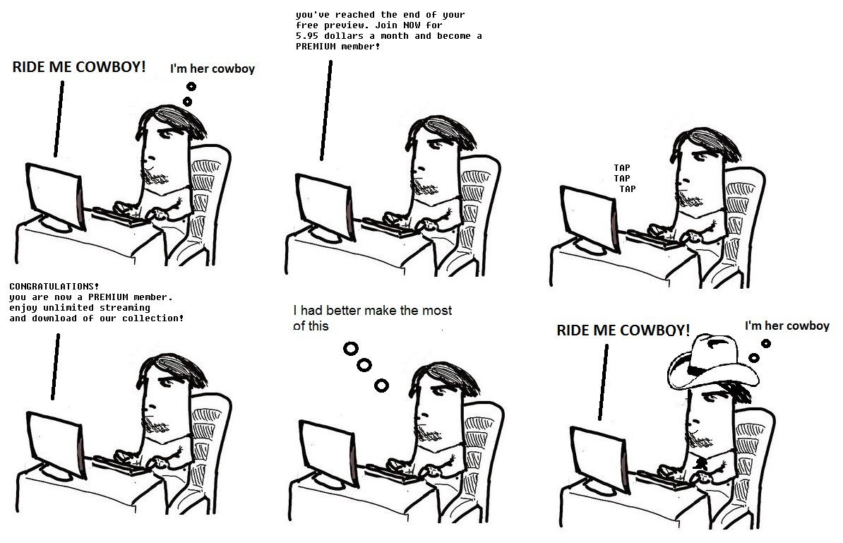 Ride me cowboy
