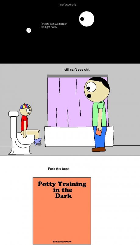 On the toilet