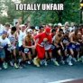 Meanwhile during running olympics