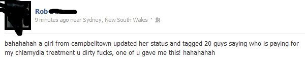 Slut on Facebook