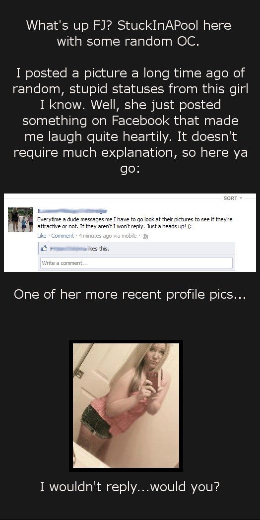 Selfish FB Girl