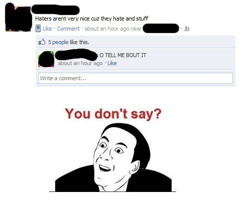 haters