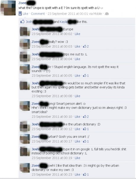 Dumb bitch.