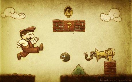 Exquisite Mario Brothers