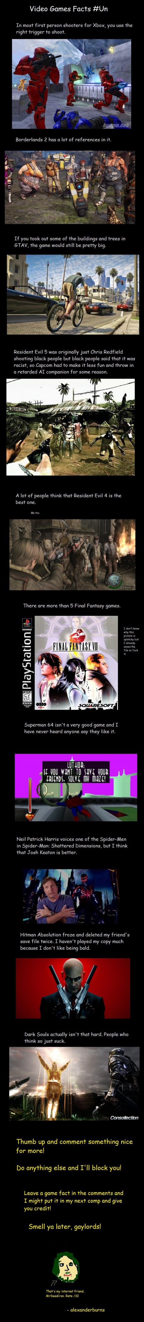 Video Games Facts #Un